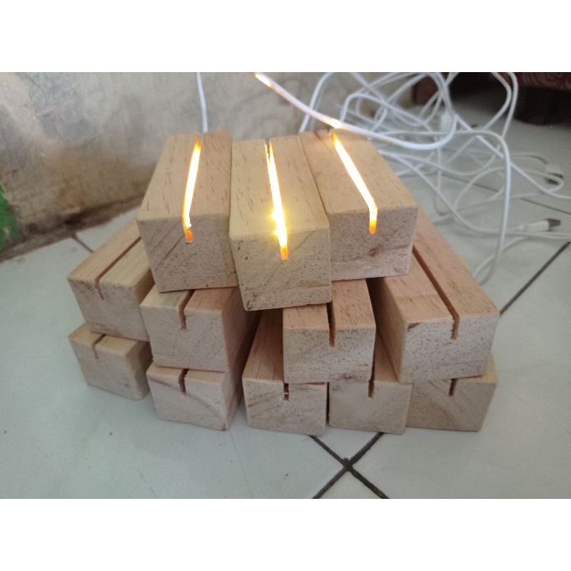 Stand Akrilik Price Tag Holder Tag Holder Batangan Tag Holder Dudukan Kayu Akrilik Stand Akrilik Sta