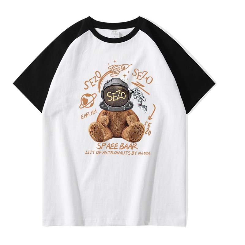 RDGF (kapas 100%) kaos cowok keren  kaos raglan anak laki laki   kaos oversize kaos putih kaos pria distro/A0148