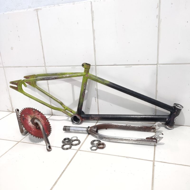 Frame set crank OS BMX Old School jadul Golden Eagle bekas original 20