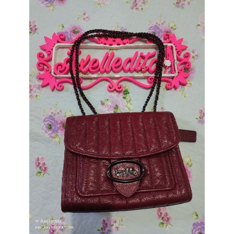 coach Melody 24 coach melody red coach merah coach rare coach authentic