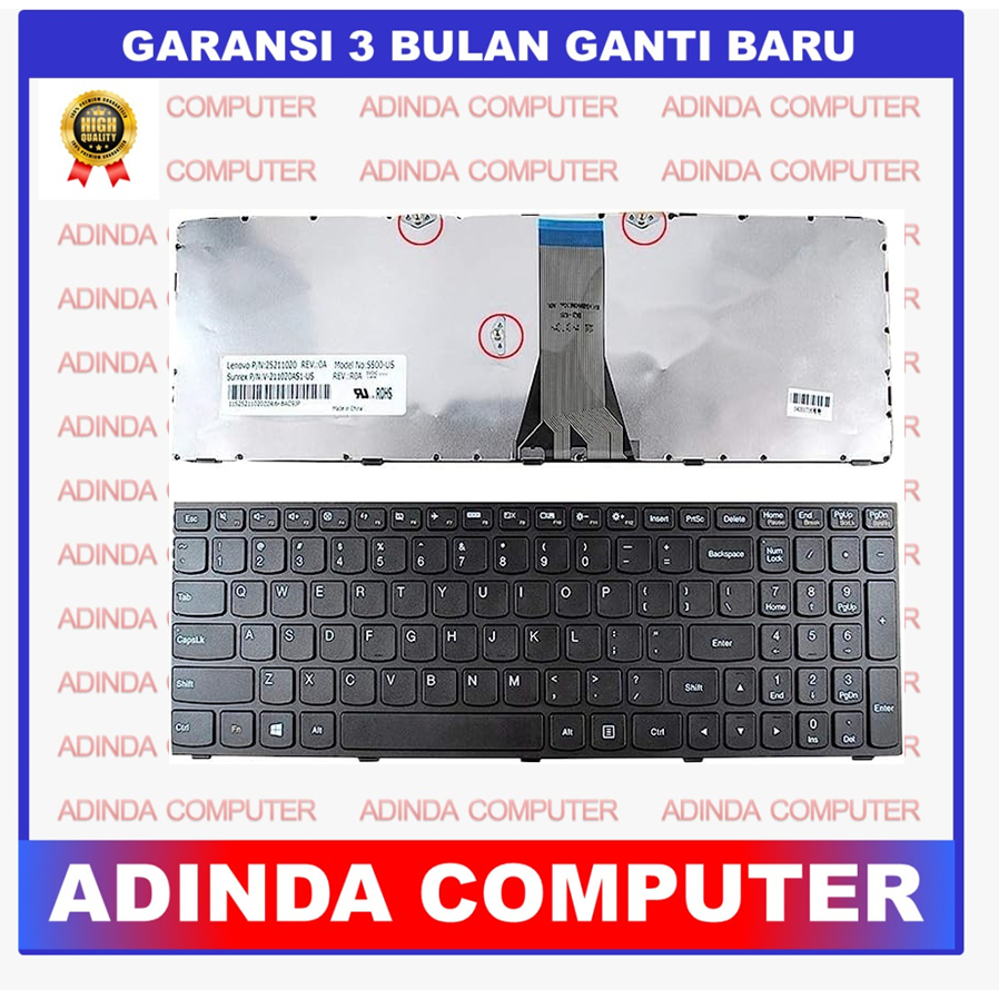 Keyboard Lenovo Ideapad B50-70 Z50-70 Z50-75 B40-30 B40-45 B40-80 B50-30 G40 G40-75 B50 G50 Z50 B50-80