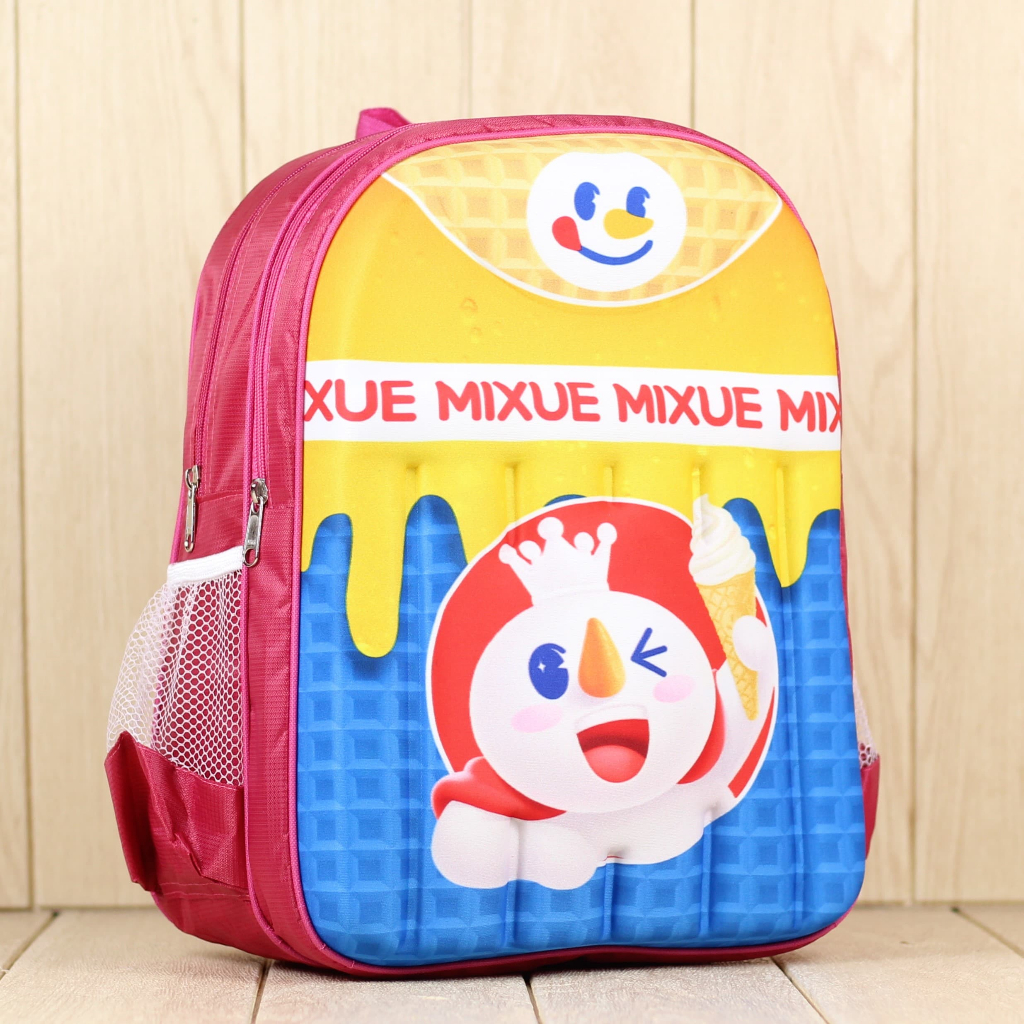 Tas Anak Mixue Kecil Ukuran Anak Paud Terbaru Ransel Karakter Anak Mixue Ungu Tebal Cantik Sekolah Anak Perempuan Termurah