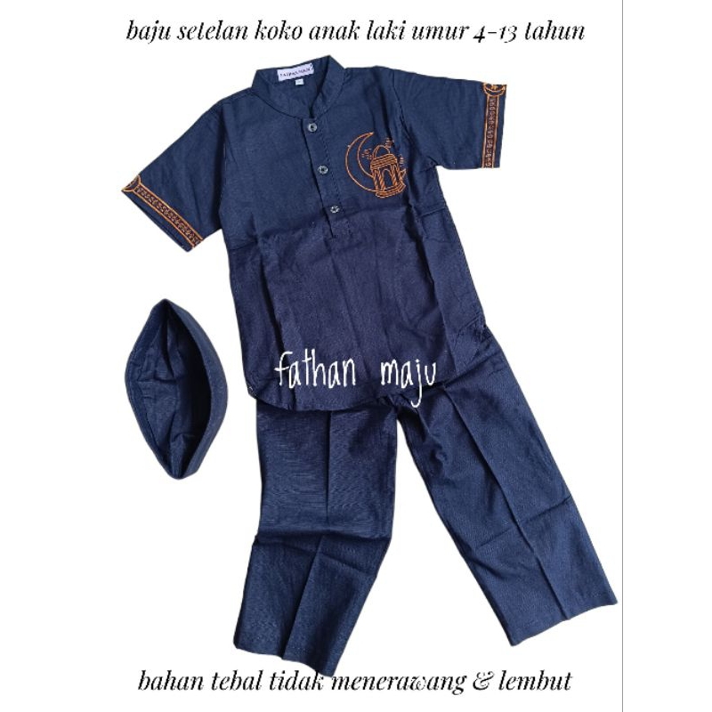 Baju koko anak laki laki Koko anak laki laki Baju muslim anak laki laki Baju koko anak Setelan koko anak laki laki Set koko anak laki laki Stelan koko anak laki laki Setelan koko anak Muslim anak Koko anak Baju taqwa anak laki laki Terbaru Terlaris Cod