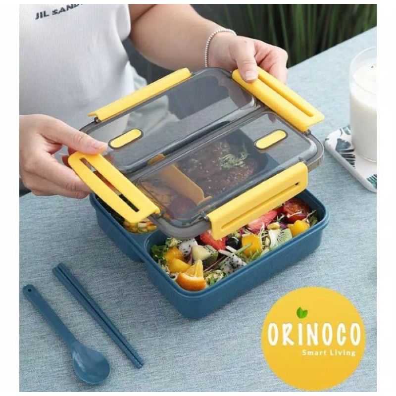 Lunchbox Polos Kotak Makan Bekal Plastik