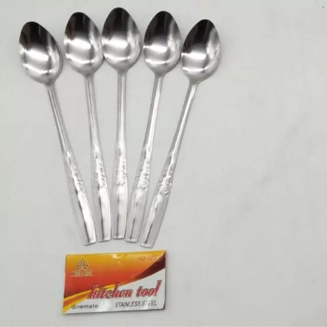 PROMO ( 12 PCS/1 LUSIN) Sendok stainless steel/ sendok teh /sendok es/sendok stainless/tea spoon/ice spoon