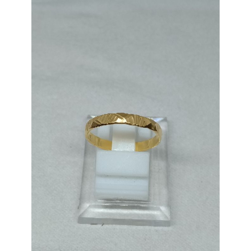 Cincin Kembang emas muda 1 gram