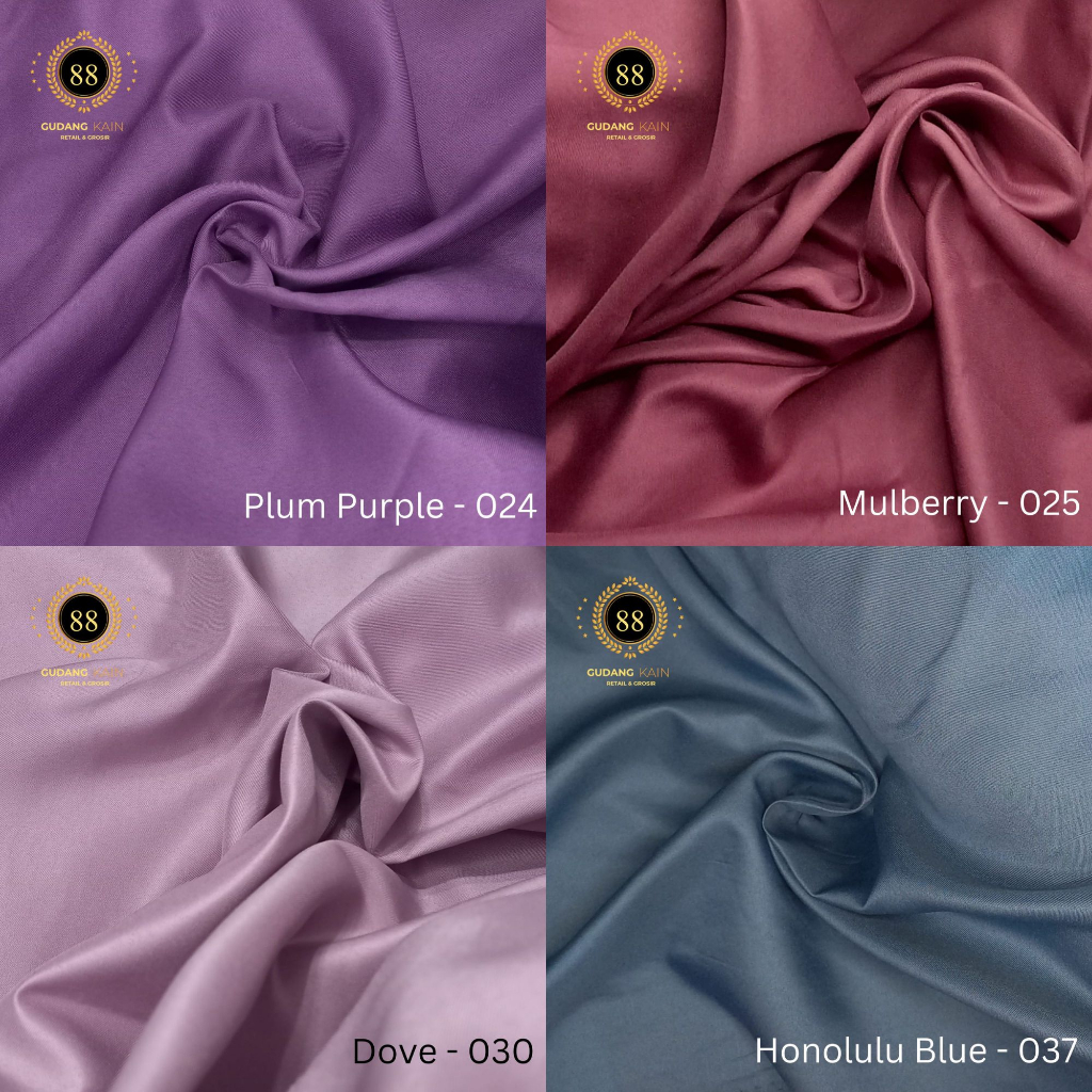 Kain Satin Velvet Premium Polos Bridesmaid [Harga 1 Roll - Isi 50 Yard]