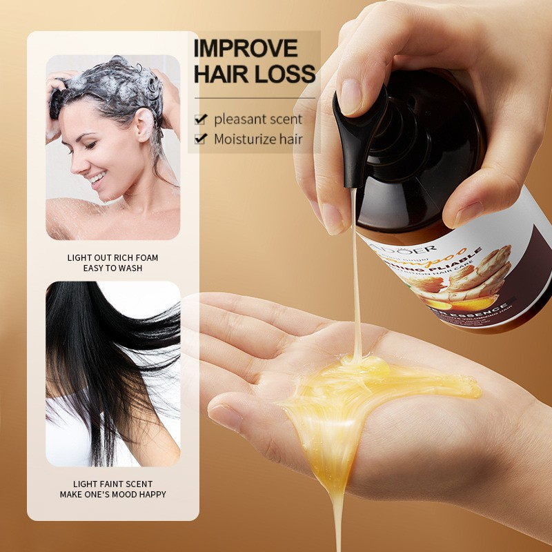 Shampoo Penumbuh Rambut Cepat Sampo Rambut Rontok Penumbuh Rambut Perawatan Rambut Nutrisi Jahe Hair Care Anti Rambut Rontok [100% Asli]