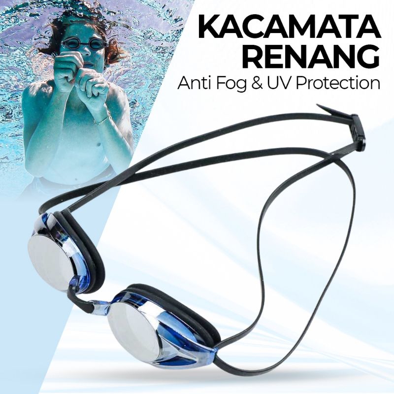 RG Kacamata Renang  Kacamata Renang Anti Fog UV Protection