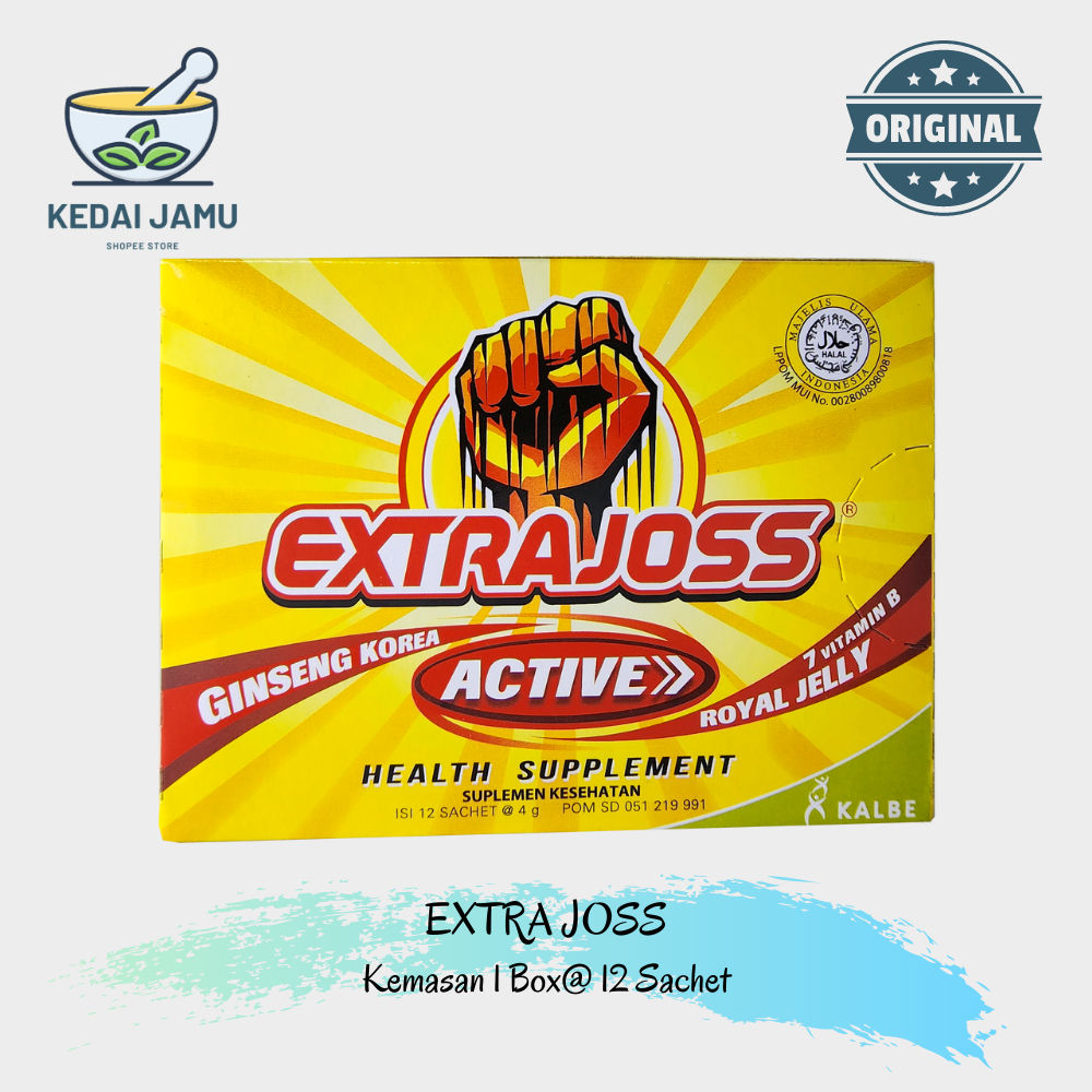 

Extra Joss Minuman Serbuk Berenergi Isi 12 Sachet