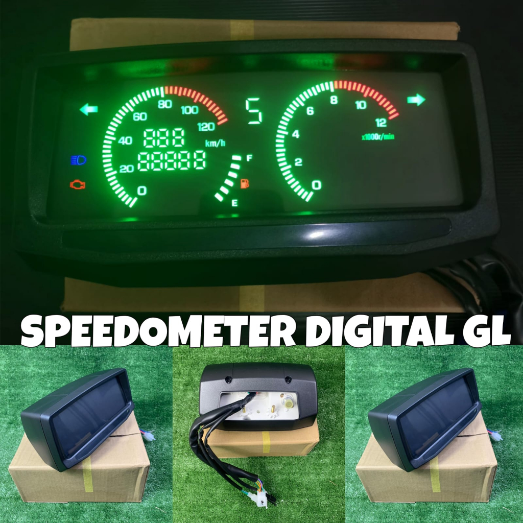 SPEEDOMETER SPIDO DIGITAL HONDA GL MAX PRO 100 SPIDOMETER DIGITAL GL NO SENSOR
