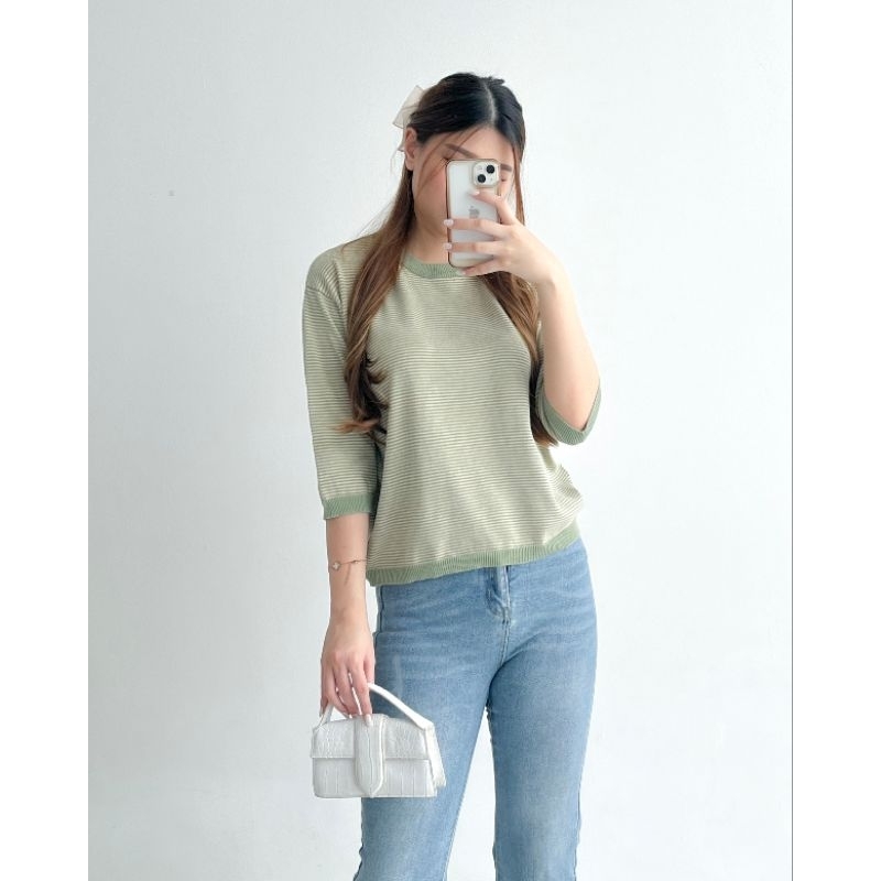 ELLEN KNIT TOPS - ATASAN RAJUT WANITA