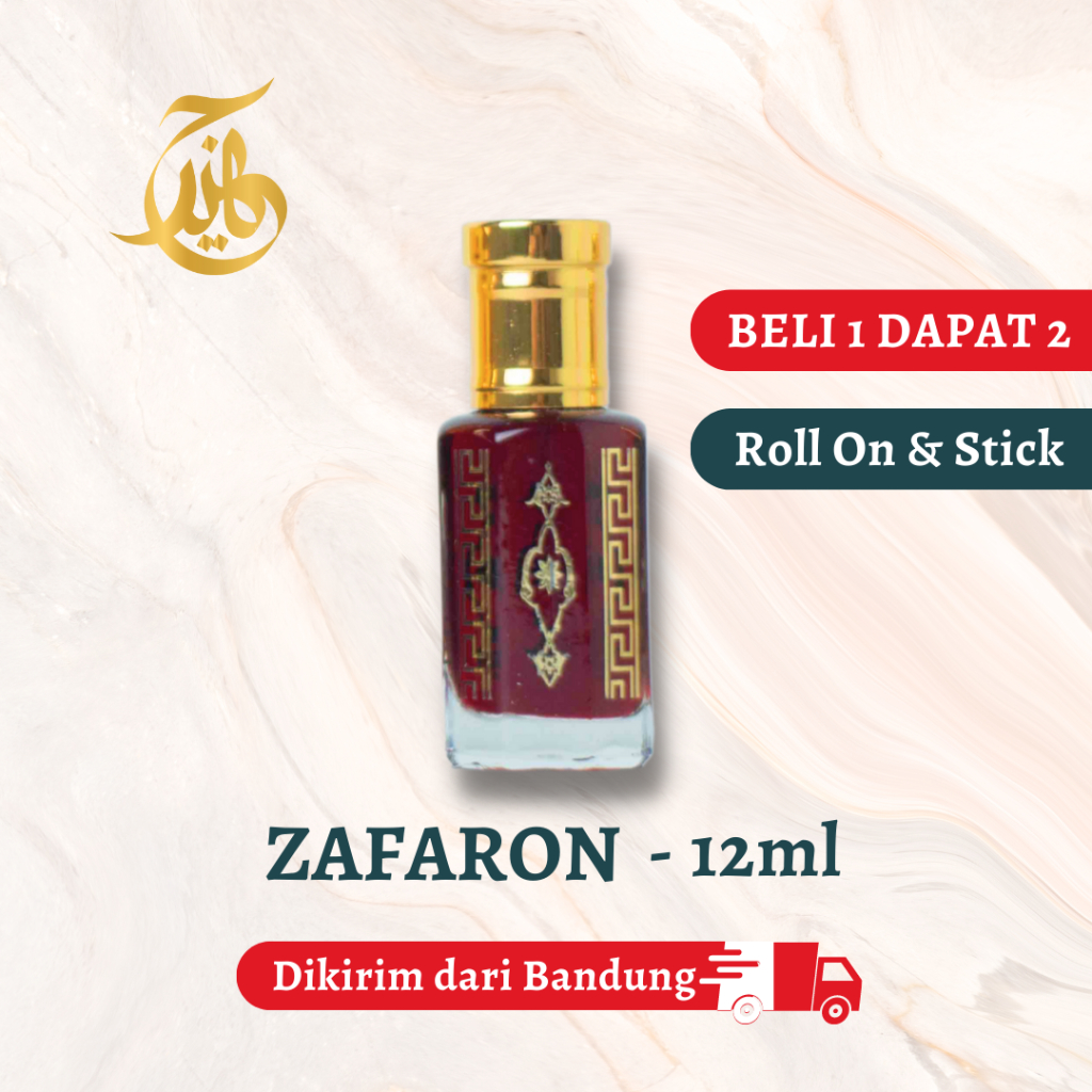 [Beli 1 dapat 2] 12ml Zafaron / Jafaron Merah / Safron Oil ASLI Original by Jaheer Perfume