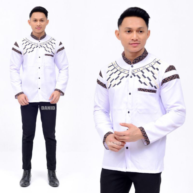 Baju Koko Pria syubbanul muslimin koko tradisional azzahir baju koko Batik Terlaris
