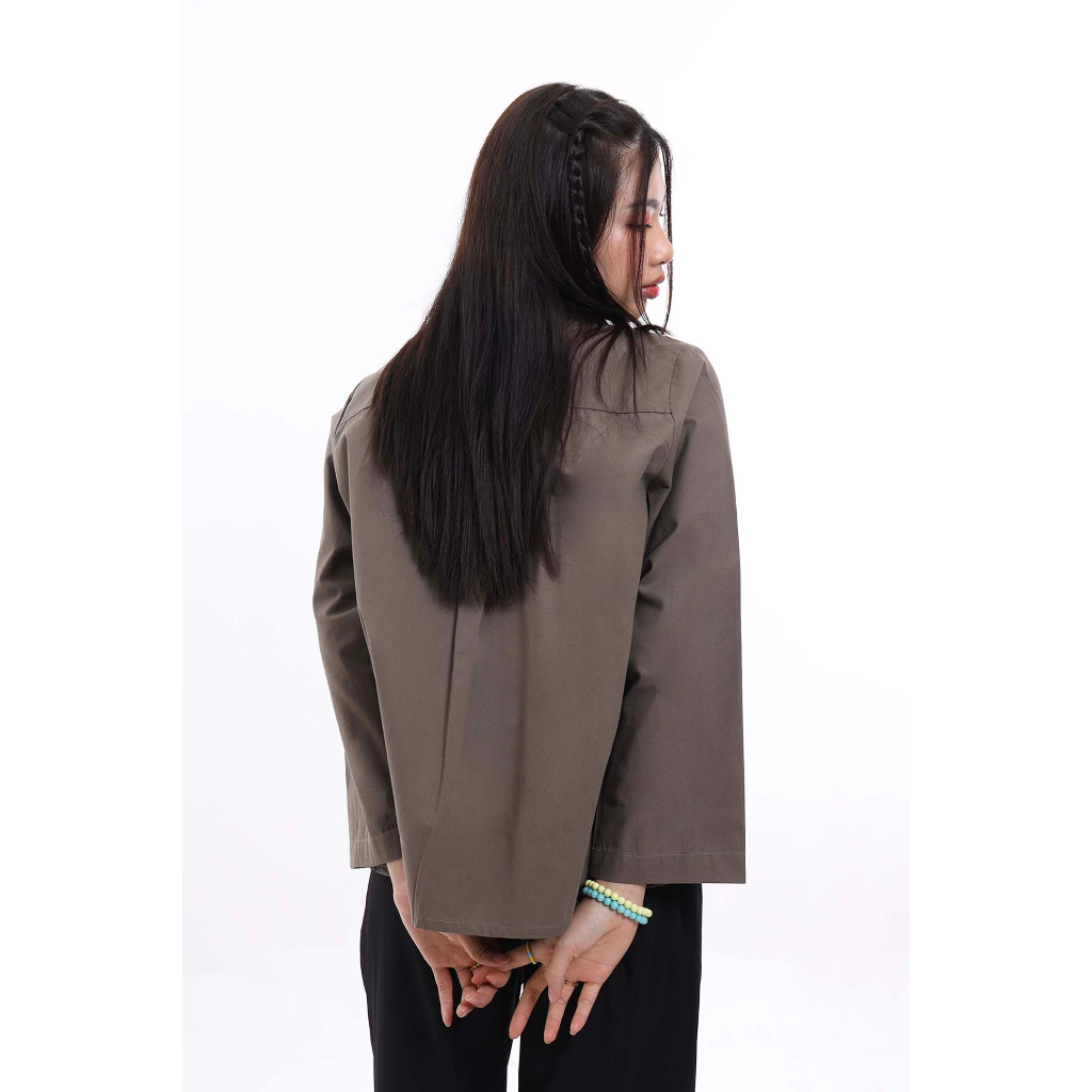 Gaudi Blazer Casual Oversized Wanita Micy Outer