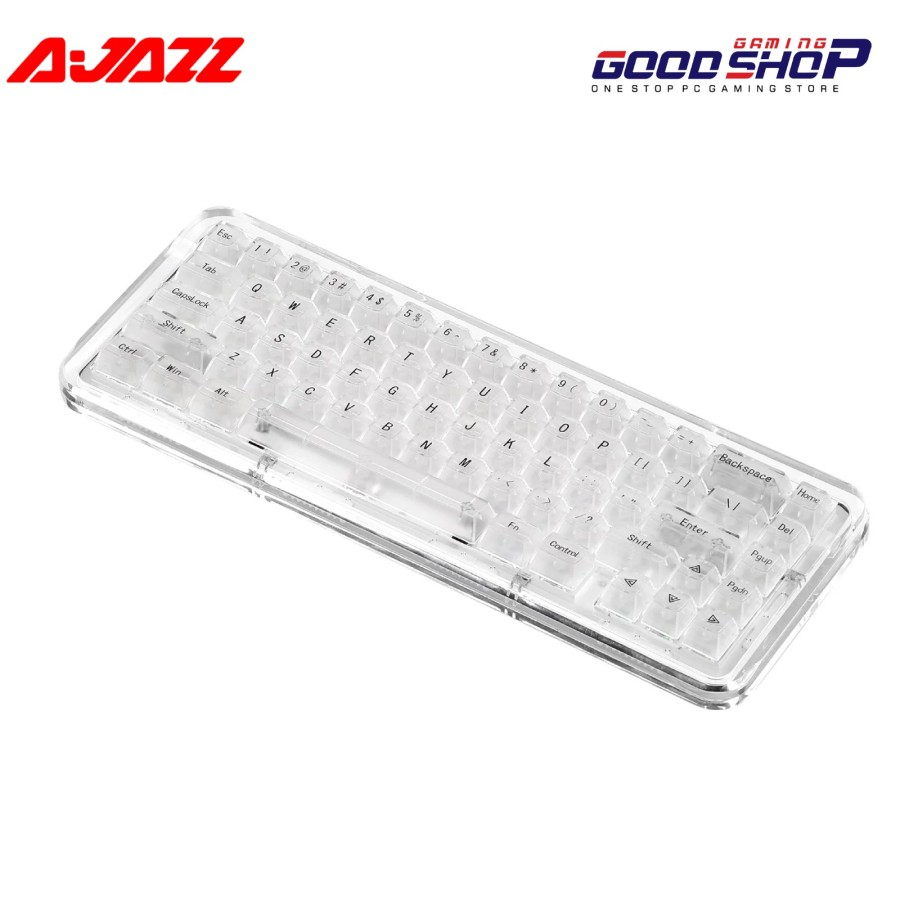 AJAZZ Firstblood B67 Crystal Clear Transparent - Gaming Keyboard