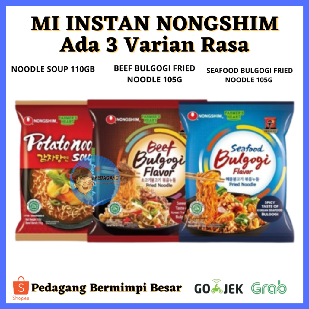 Mie Instan Nongshim 150g Ada 3 Varian / Nongshim/ Mie