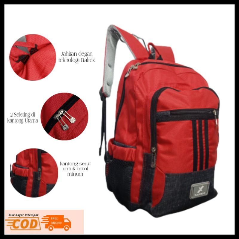 Tas Ransel Rixen DUERPAK/ Tas sekolah TK SD SMP / Tas ransel laptop