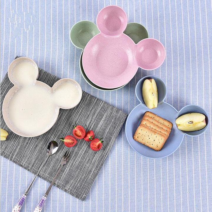 `ღ´ PHINKL `ღ´ Mangkok Makan Micky mouse lucu untuk anak dewasa mangkuk peralatan rumah tangga