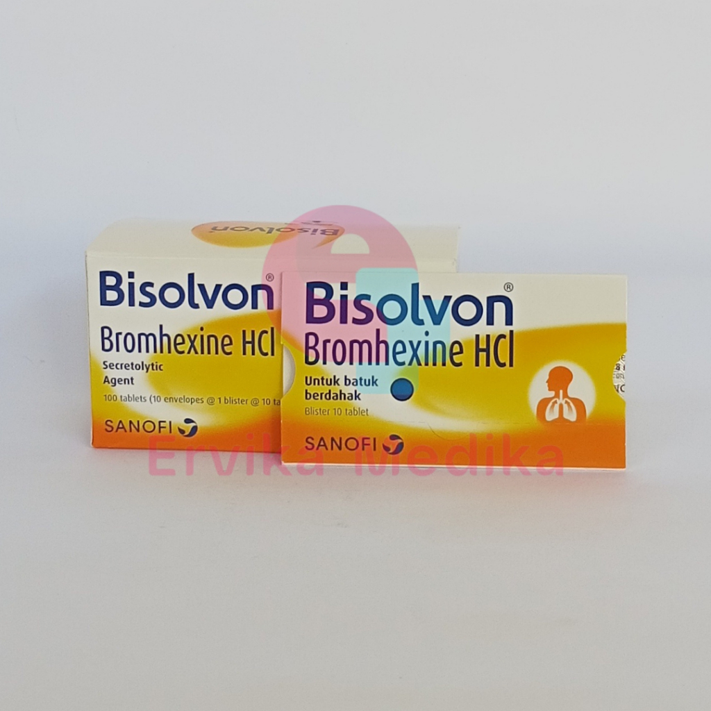 BISOLVON TABLET OBAT BATUK BERDAHAK PENGENCER MENGENCERKAN DAHAK