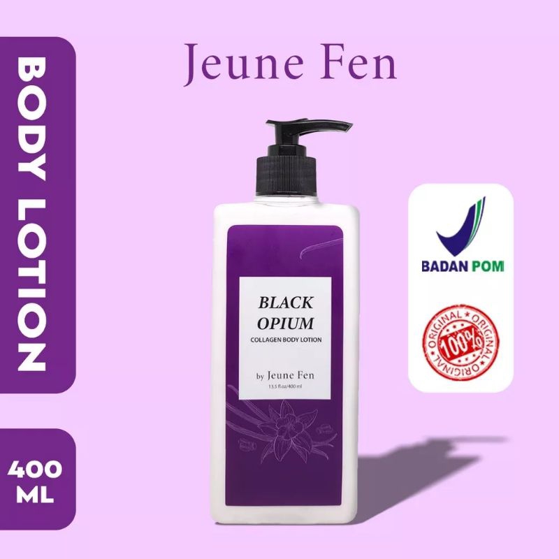 Jeune fen black opium collagen body lotion brightening moisturize