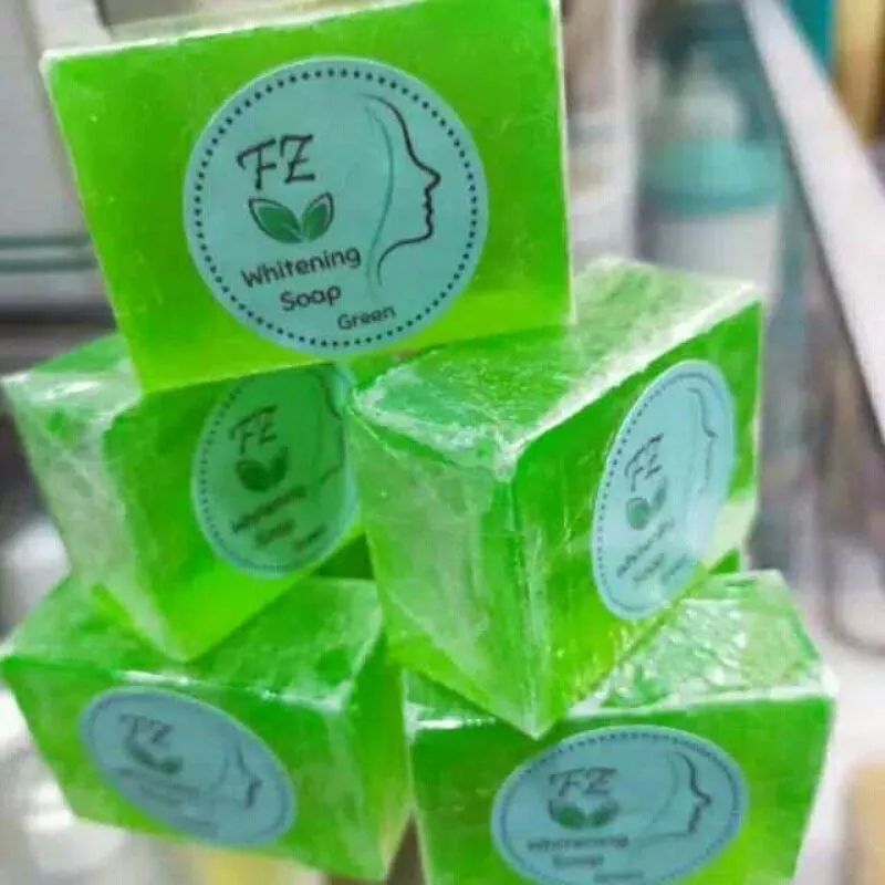FZ SKINCARE WHITENING SOAP GREEN SABUN BATANG CREAM FZ WHITENING GLOW