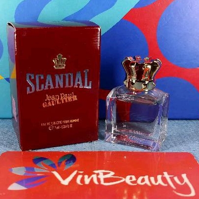 Miniatur Parfum OriginaL JPG ScandaL EDT Pour Homme 7 ml Murah