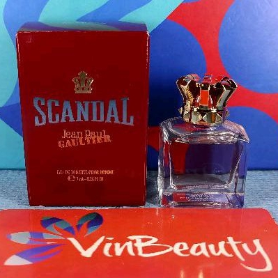 Miniatur Parfum OriginaL JPG ScandaL EDT Pour Homme 7 ml Murah