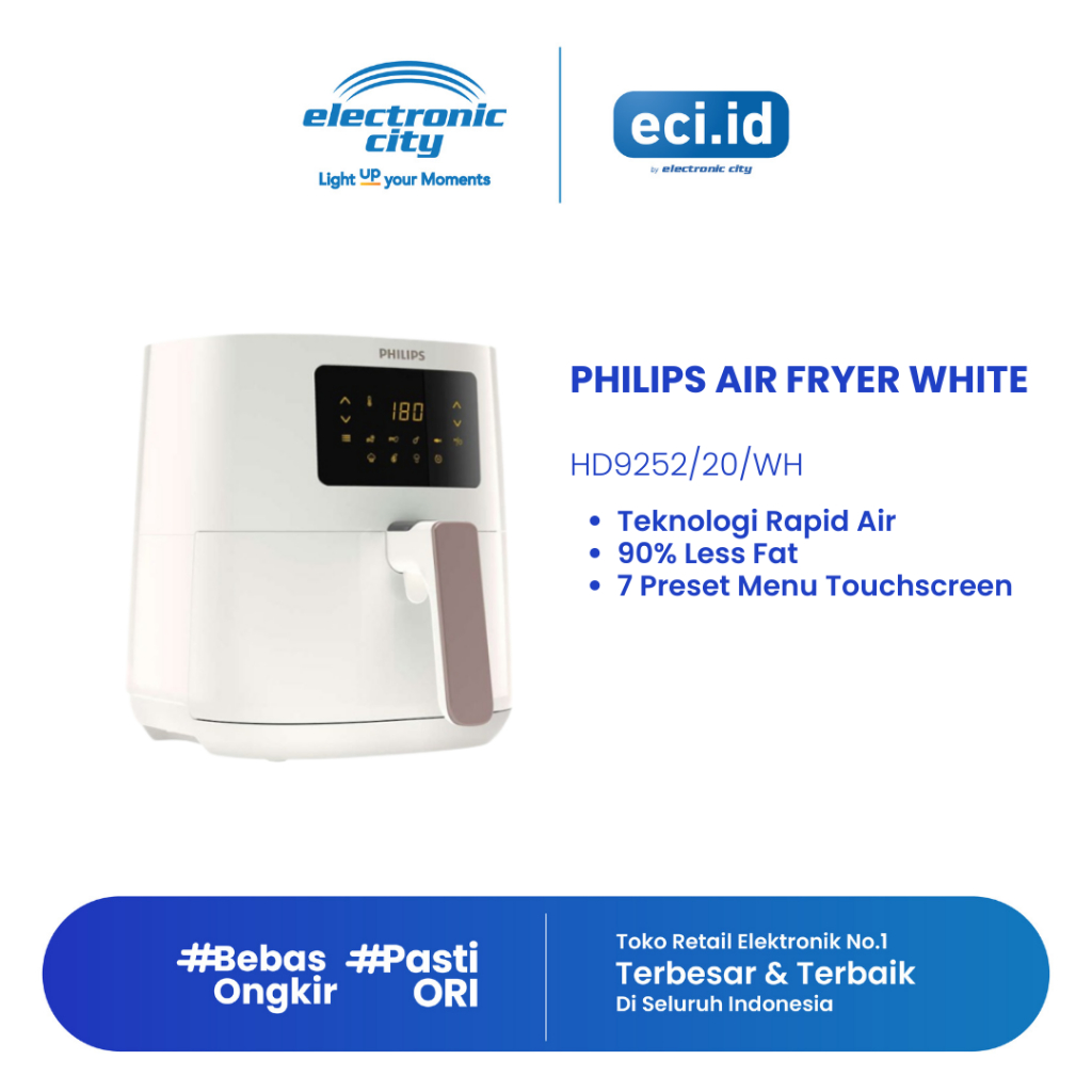 Philips Air Fryer Spectre Digital - HD9252/20/WH