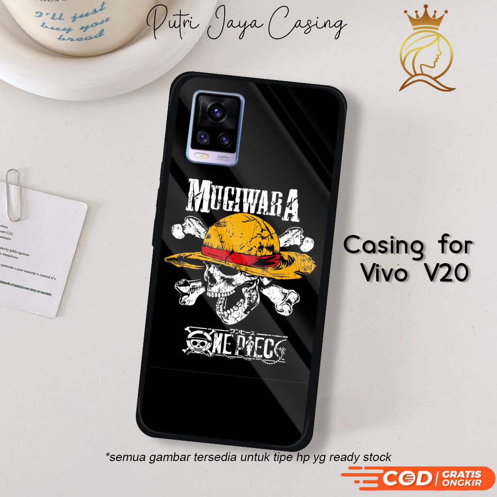 Casing Vivo V20 Terbaru AnimeLuffy10 Case V20 Hardcase Softcase Glossy Kesing Terlaris PutriJayaCase