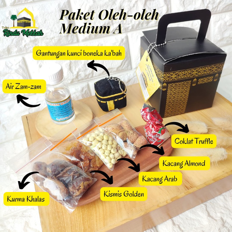 

Paket oleh-oleh haji umroh lengkap box ka’bah