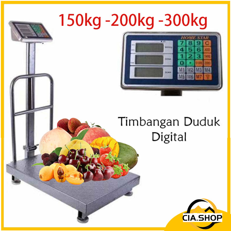 timbangan duduk digital kapasitas 150kg/200KG/300kg electrik platform scale 150kg /200KG/300kg