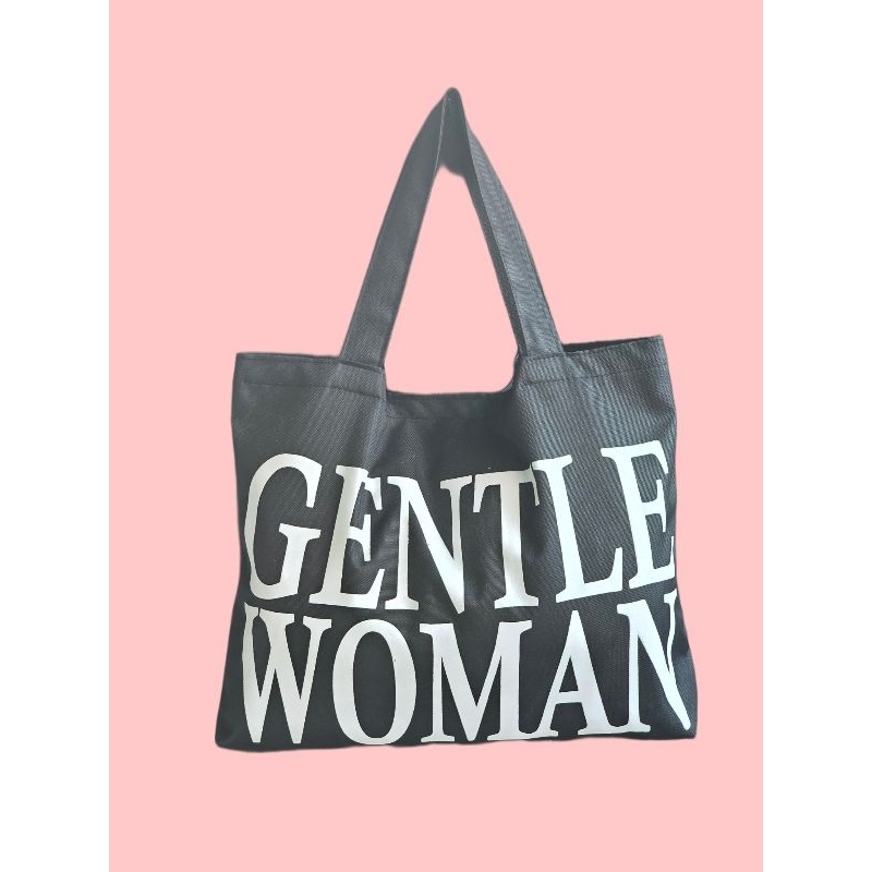 TOTEBAG WANITA BAHAN KANVAS GENTLE WOMAN