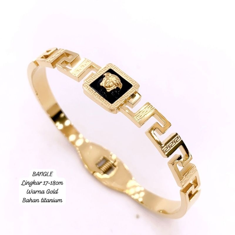 Gelang Titanium Asli Premium quality Stainless Steel Anti karat Bracelet Branded Band TG11
