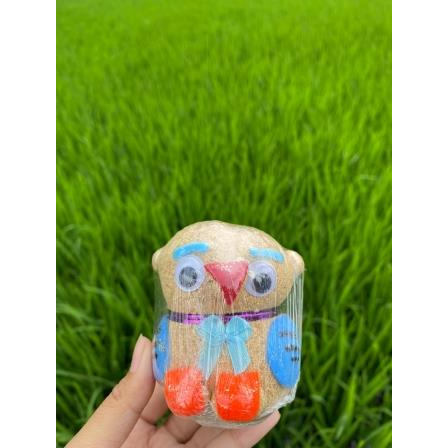 Souvenir Go Green dan mainan edukasi boneka horta mini burung tumbuh rumput