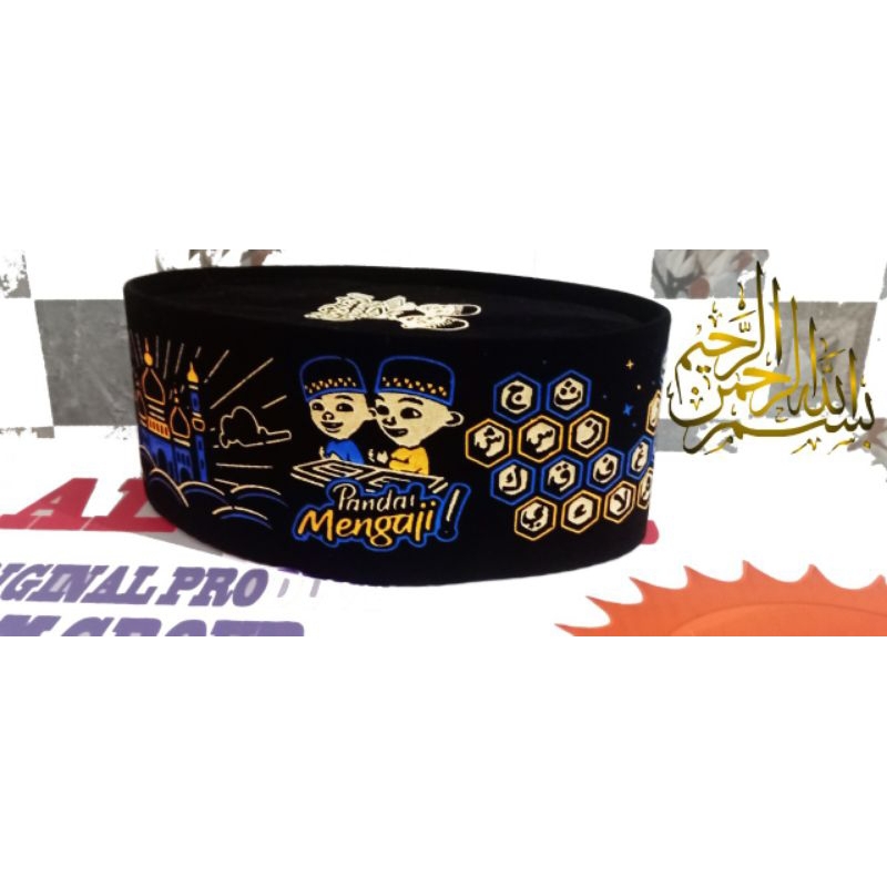 Peci Songkok Anak Karakter Upin Ipin