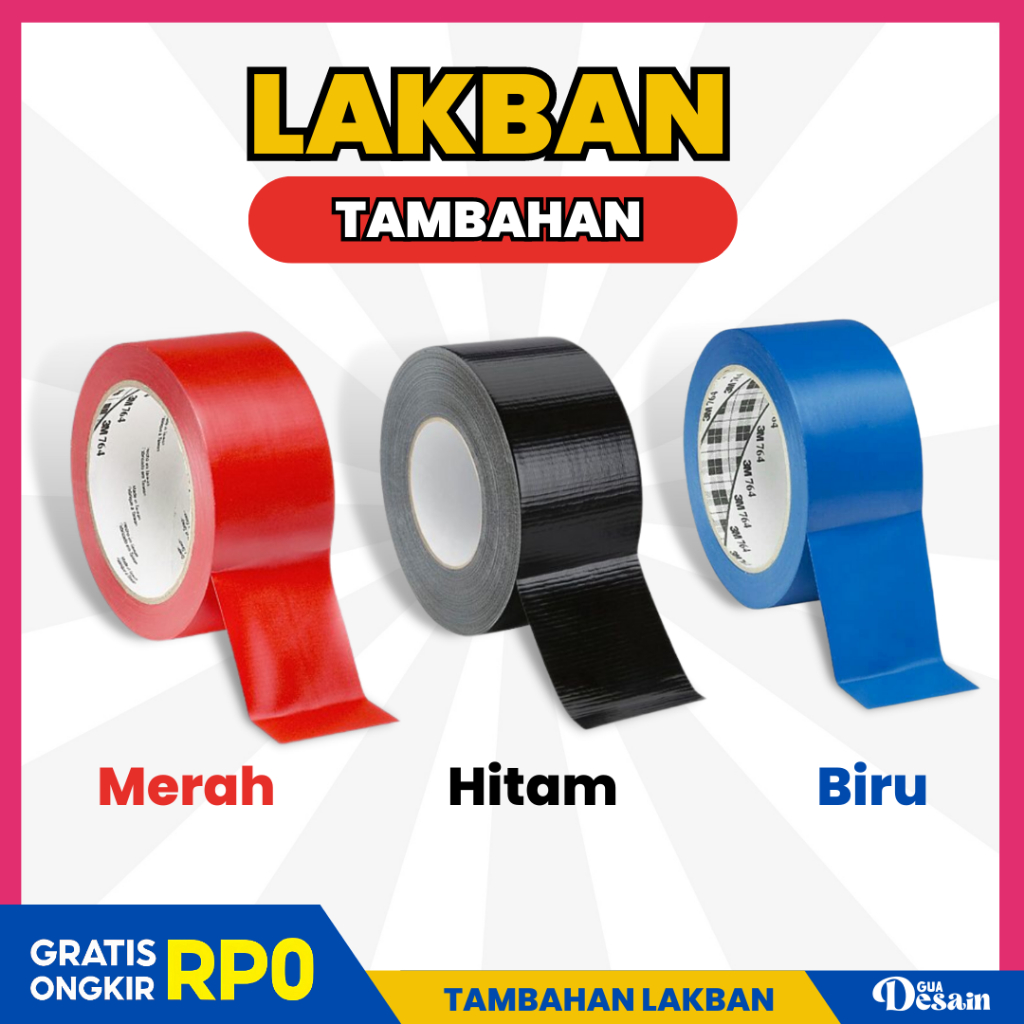 Lakban | Tambahan Lakban | Lakban Banner | Lakban Kain