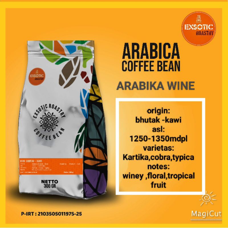 

kopi Arabika wine Java bhutak-kawi