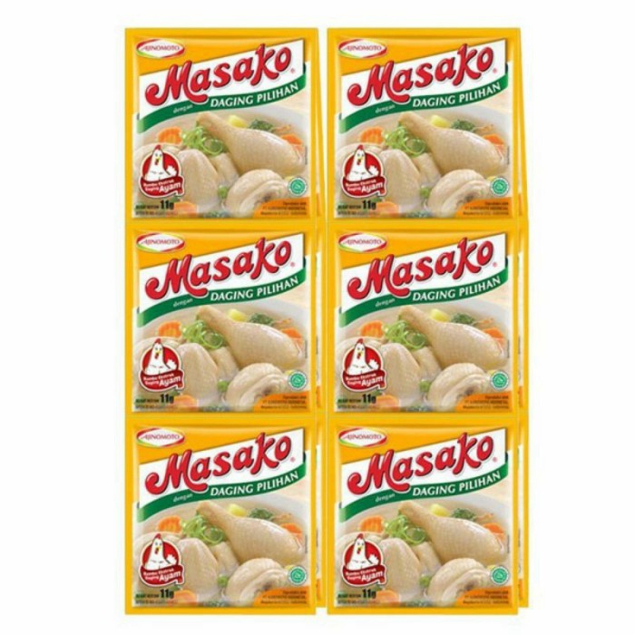 

Masako Rasa Ayam Bumbu Penyedap Kaldu Bubuk Kemasan 12x8.5 gr