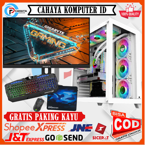 PC Spek Sultan I9 12900K Ram 64GB SSD 1TB Vga 12GB Monitor 24 Inch 165Hz Fulset Siap pakai