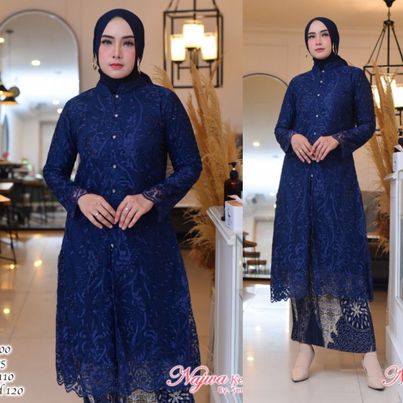 LONG TUNIK KANCING DEPAN SAMPAI LD 120CM//BAHAN TILLE BORDIR PREMIUM//SERAGAMAN KELUARAGA//BAJU PESTA LAMARAN//BAJU KONDANGAN//BAJU LEBARAN//KEBAYA WISUDA//KEBAYA MODERN//KEBAYA ORIGINAL//BY SERUMPUN