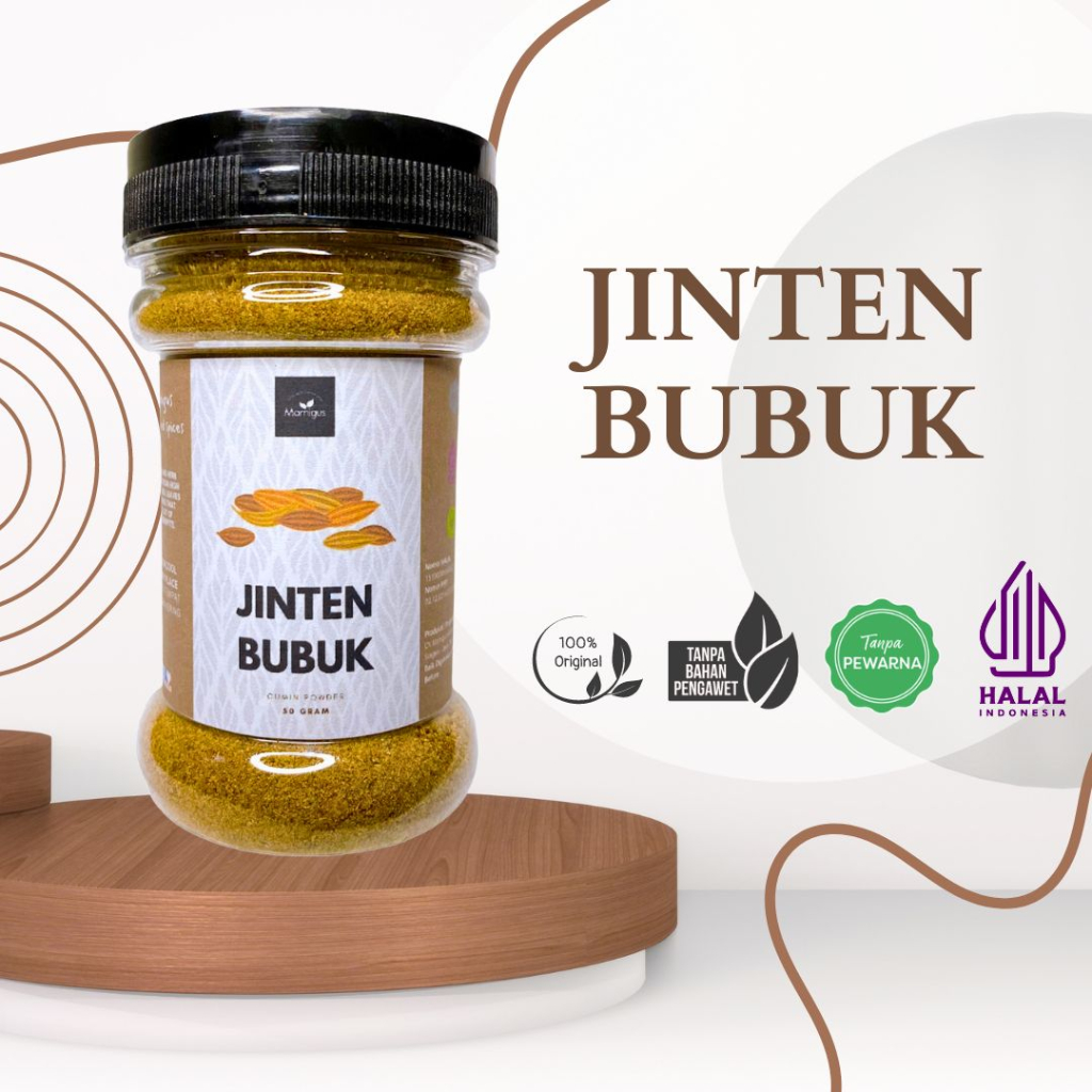 

JINTEN BUBUK / Cumin Powder Rempah Dapur dan Bumbu Masak Botol