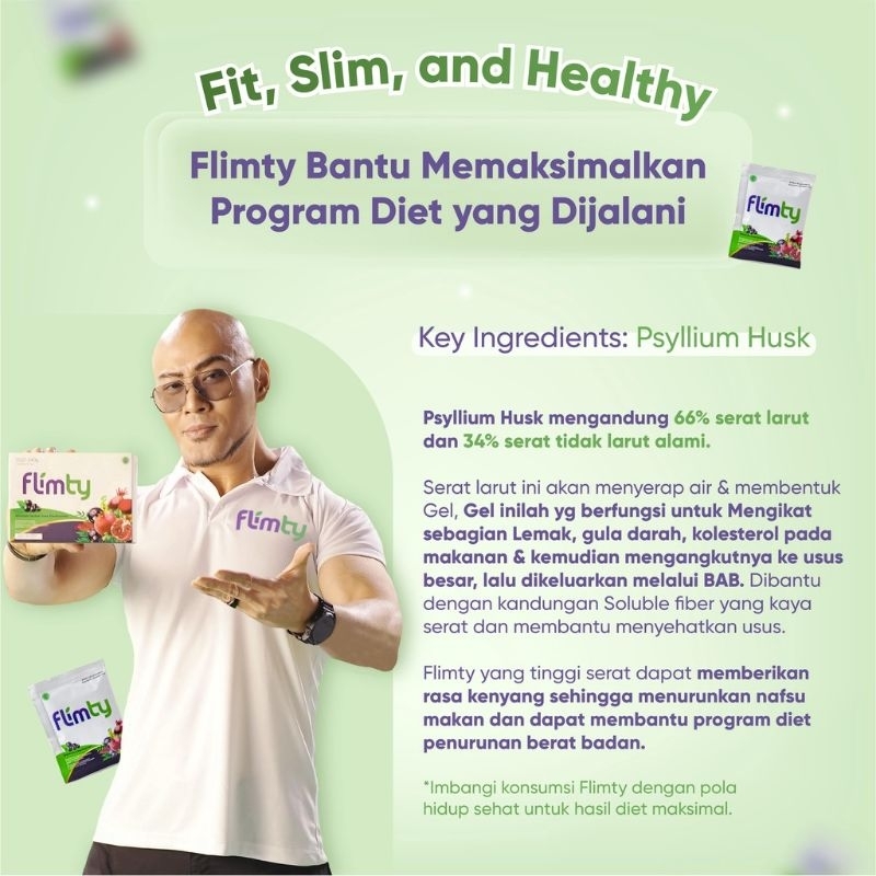 Flimty Fiber Detox 1 Box Antidioksidan Rasa Blackcurrant Original Diet
