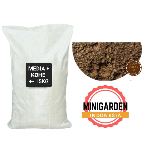 ZAK 10KG MEDIA TANAM + PUPUK KOHE KAMBING siap pakai karung
