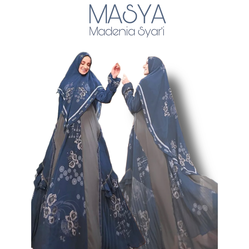 Masya / Baju Set Syari / Baju Muslim / Dress Syari