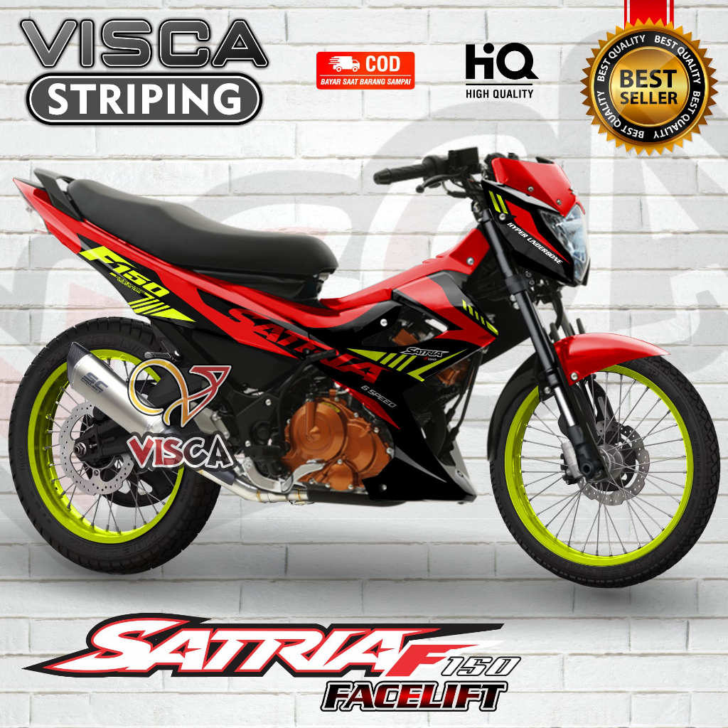 Decal Satria FU Facelift Full Body - Stiker Satria FU Facelift Full Body - Dekal Satria FU Facelift 
