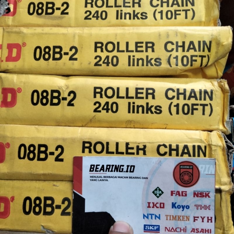 Rantai RS 08B-2 DOUBLE DID JAPAN ROLLER CHAIN ORIGINAL