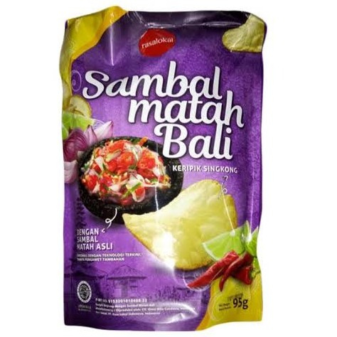 

keripik singkong rasa lokal sambal matah 100gr