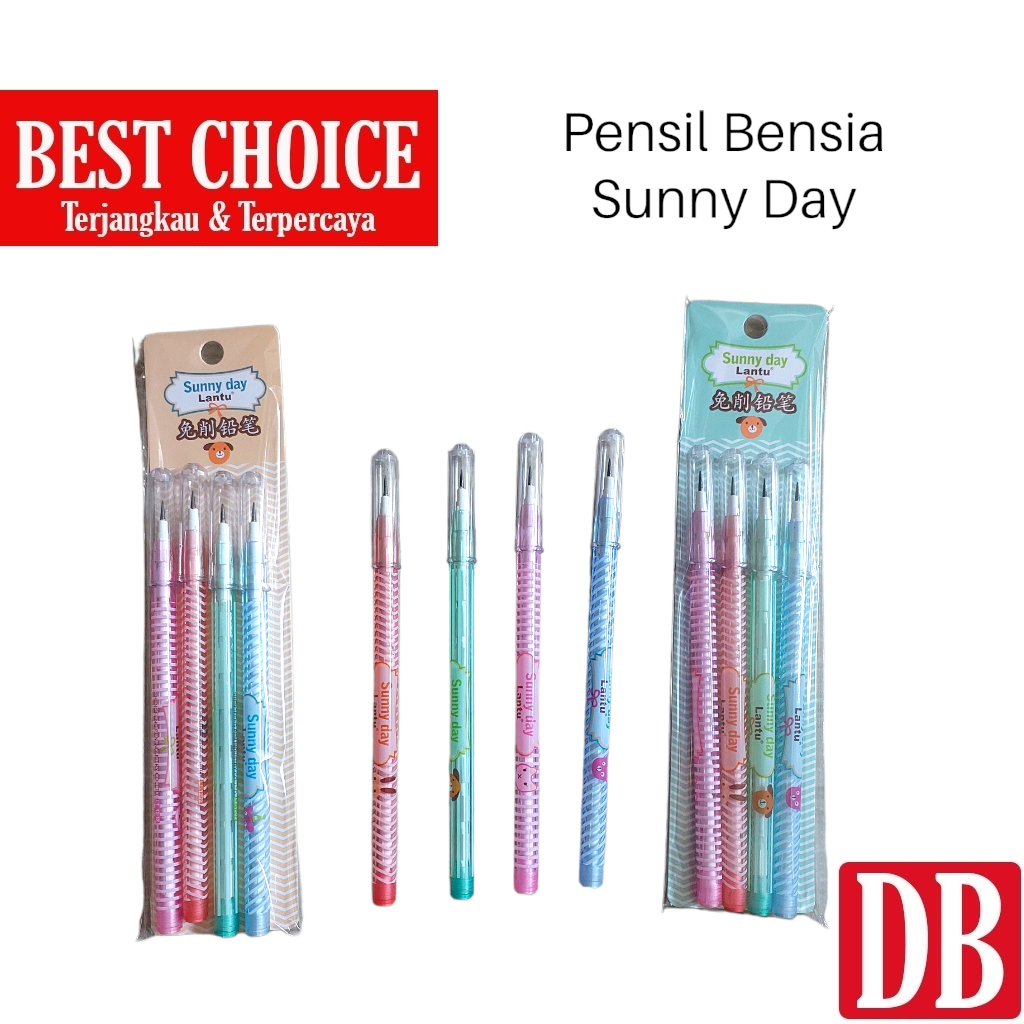 

Pensil Bensia / Pensil Sambung Susun / Pensil Lantu Fancy Sunny Day (4 in 1)