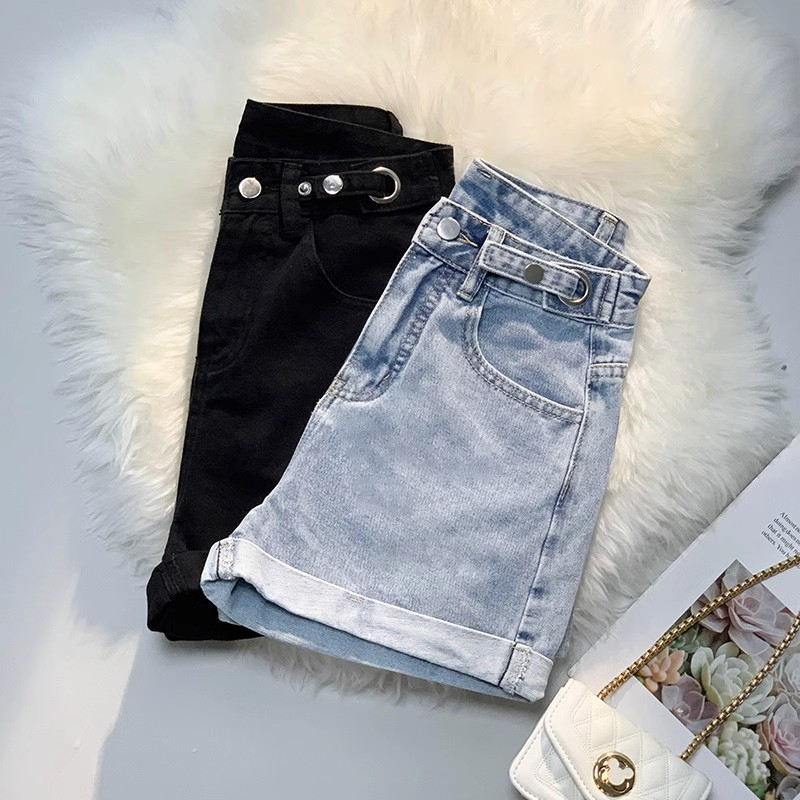 【Cewek_id】celana jeans pendek wanita highwaist short pants hot pants jeans wanita celana korean style ootd kekinian 2023